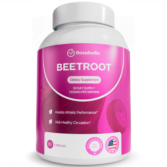 Rosabella Organic Beet Root Capsules 60 Capsules