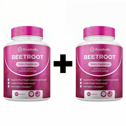Rosabella Organic Beet Root Capsules 60 Capsules